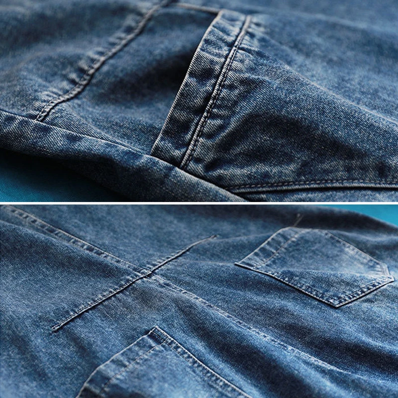2021 Spring Summer Fashion Women Suspender Denim Cross Jeans Full Length Overall Solid Loose Causal Pocket Jumpsuit 
2021 Spring Summer Fashion Women Suspender Denim Cross Jeans Full Length Overall Solid Loose Causal Pocket Jumpsuit