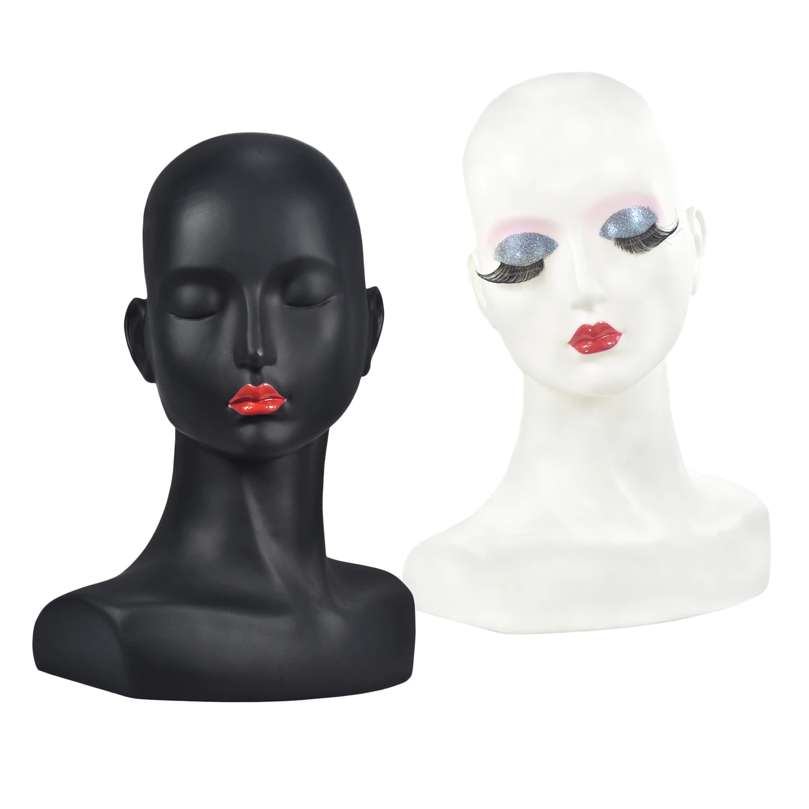 21'' Inch PVC Female Wig Head Mannequins Manikin, Style, Model & Display Women's Wigs, Hats & Hairpieces Stand
21'' Inch PVC Female Wig Head Mannequins Manikin, Style, Model & Display Women's Wigs, Hats & Hairpieces Stand