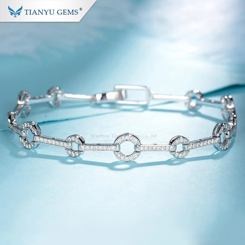 Tianyu драгоценные камни, классические женские браслеты из твердого золота 18 К 14 к, 1,0 мм, круглые белые бриллианты, AU750, свадебные браслеты, ювел...
Tianyu драгоценные камни, классические женские браслеты из твердого золота 18 К 14 к, 1,0 мм, круглые белые бриллианты, AU750, свадебные браслеты, ювел...