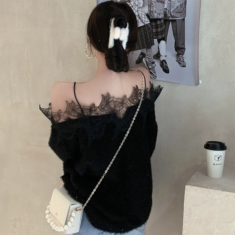 Chic Lace Shirts Ladies Casual Slash Neck Blouse and Tops Women Long Sleeve Retro 2021 Spring Korean Style Shirt Female Elegant
Chic Lace Shirts Ladies Casual Slash Neck Blouse and Tops Women Long Sleeve Retro 2021 Spring Korean Style Shirt Female Elegant