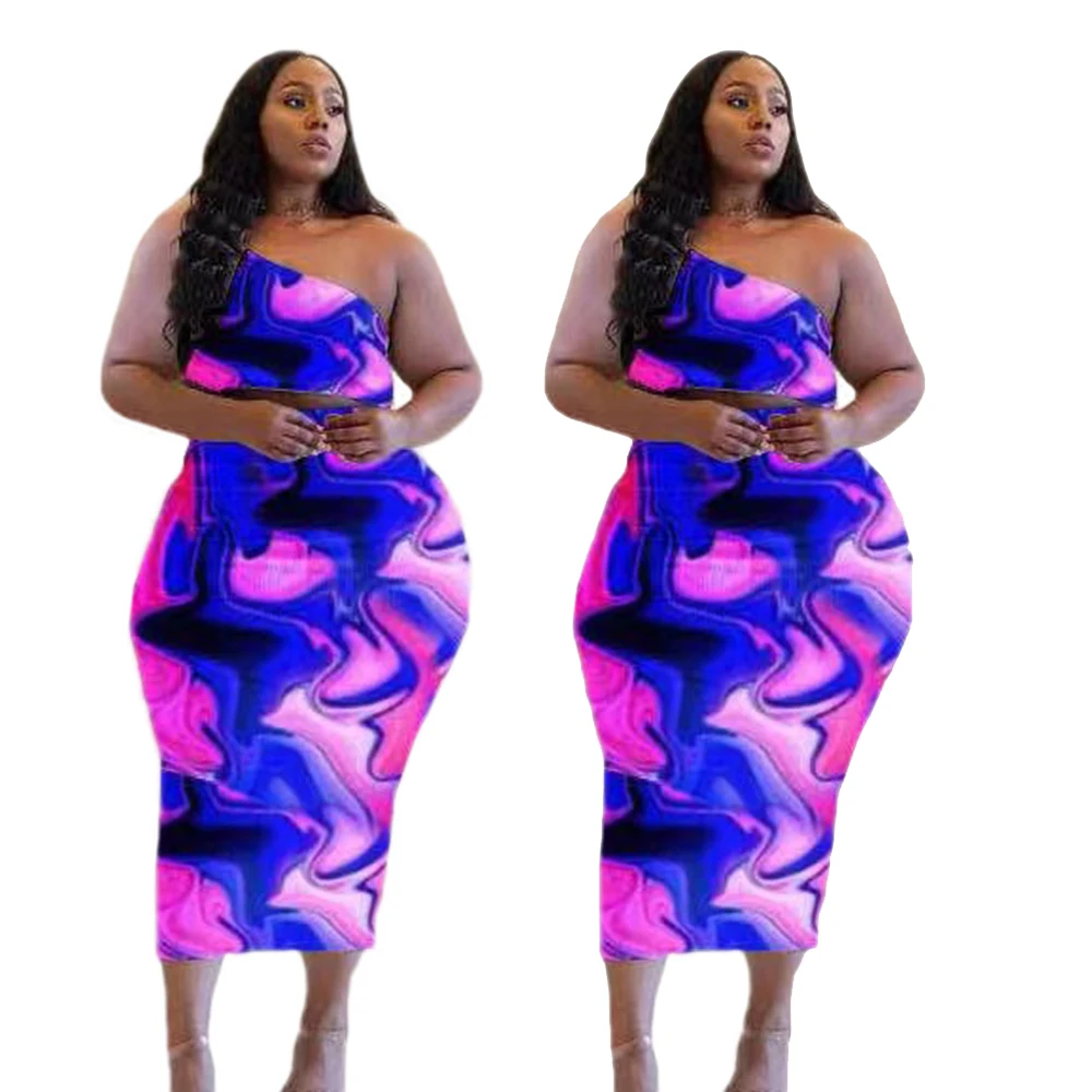 Elegant Summer Midi Dress Fashion Commuter Pink Inclined Shoulder Hollow Out Print Plus Size Dresses 5xl Wholesale Dropshipping
Elegant Summer Midi Dress Fashion Commuter Pink Inclined Shoulder Hollow Out Print Plus Size Dresses 5xl Wholesale Dropshipping