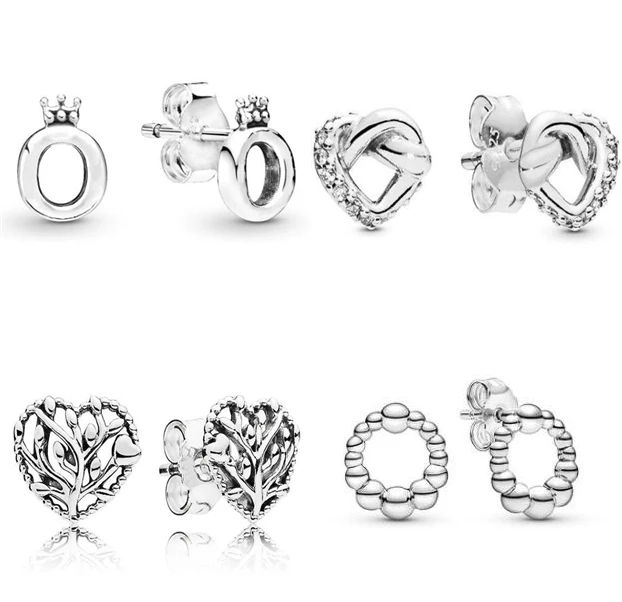 Authentic 925 Sterling Silver Earring Knotted Hearts Emotional Bonds Earrings For Women Wedding Gift Fashion Jewelry
Authentic 925 Sterling Silver Earring Knotted Hearts Emotional Bonds Earrings For Women Wedding Gift Fashion Jewelry