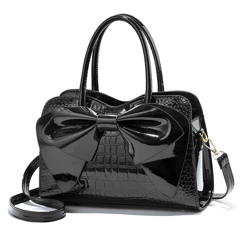 Fashion Woman's Luxury Designer Handbag With Bow Geunies PU Shoulder bags Famous Female Tote Bag
Fashion Woman's Luxury Designer Handbag With Bow Geunies PU Shoulder bags Famous Female Tote Bag