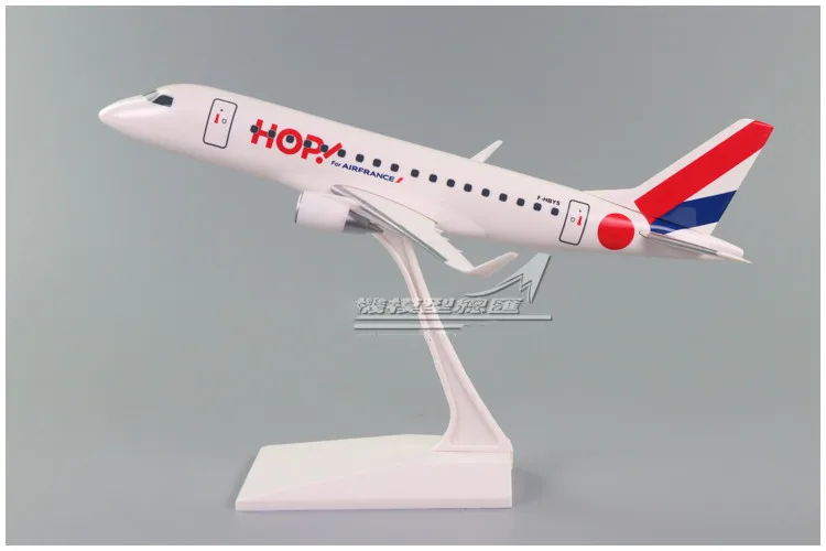 

30cm 1:100 ABS Plastic Air France HOP! ERJ-170 F-HBYS Airlines Airways Aircraft Assembled Assembly airplane model Plane Kids Toy