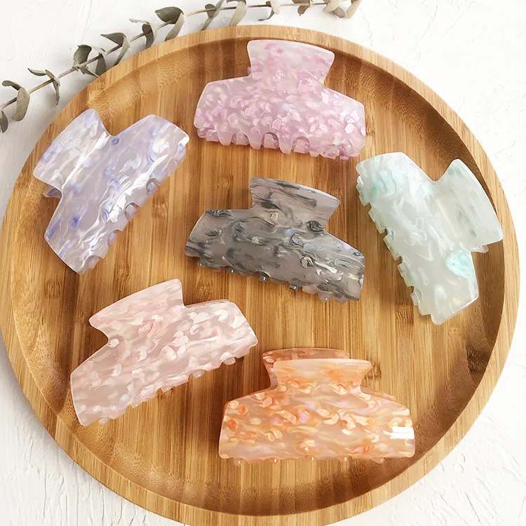 New Women Acetate Hair Claw Transparent Hair Clip Clamps for Grils Hairpins Crab Barrette Headdress Hair Accessories Party Gifts
New Women Acetate Hair Claw Transparent Hair Clip Clamps for Grils Hairpins Crab Barrette Headdress Hair Accessories Party Gifts