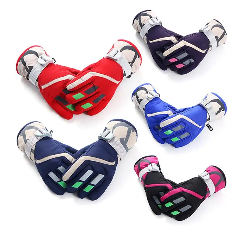 Winter Children Thickening Ski Gloves Kids Windproof Waterproof Non-Slip Long-Sleeved Mittens Snowboarding Skiing Warm
Winter Children Thickening Ski Gloves Kids Windproof Waterproof Non-Slip Long-Sleeved Mittens Snowboarding Skiing Warm