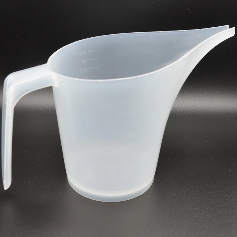 4 Pcs 1000ML Long Mouth Plastic Measuring Cup with Scale Long Mouth Flow Cup 1L Laboratory Measuring Cup Baking
4 Pcs 1000ML Long Mouth Plastic Measuring Cup with Scale Long Mouth Flow Cup 1L Laboratory Measuring Cup Baking