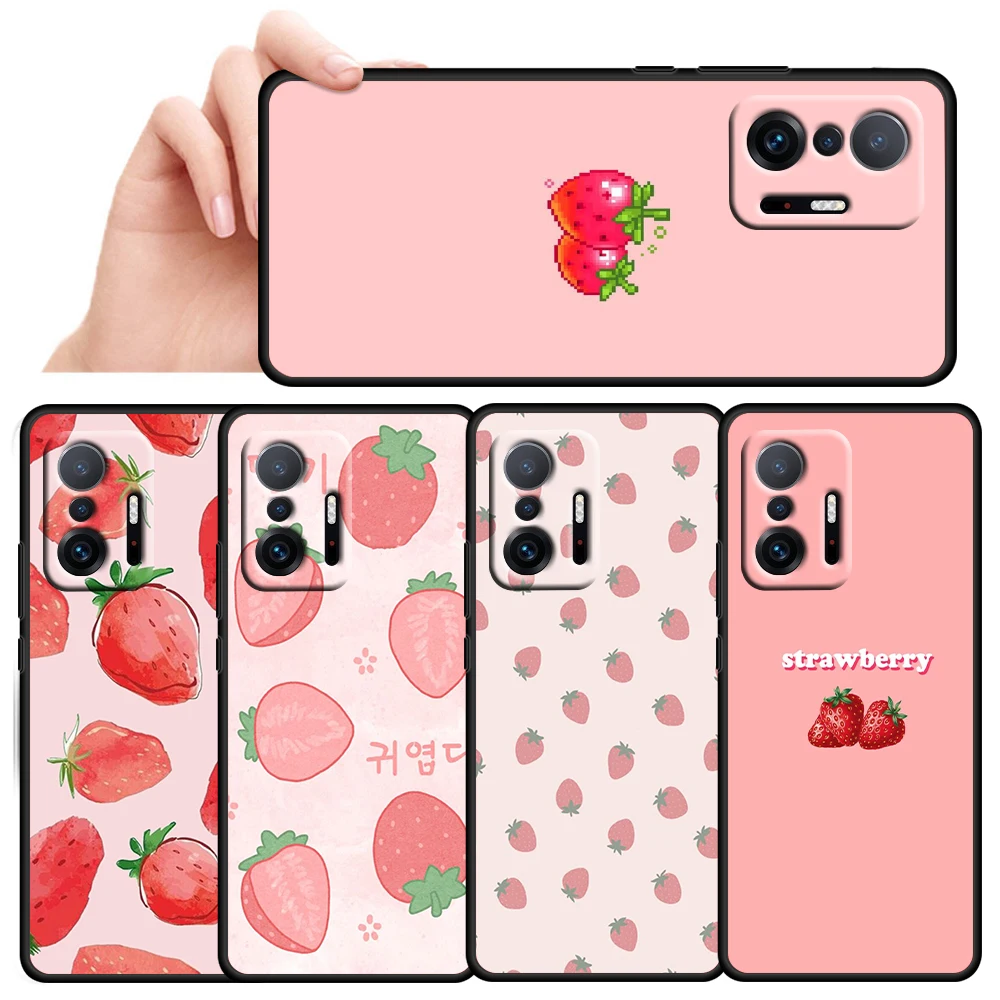 Cute Strawberry Cartoon for Xiaomi Mi 11T 11i 10T 10i 9T 8 A3 K30S K30T Pro Lite Ultra 5G Silicone Black Phone Case Cover
Cute Strawberry Cartoon for Xiaomi Mi 11T 11i 10T 10i 9T 8 A3 K30S K30T Pro Lite Ultra 5G Silicone Black Phone Case Cover