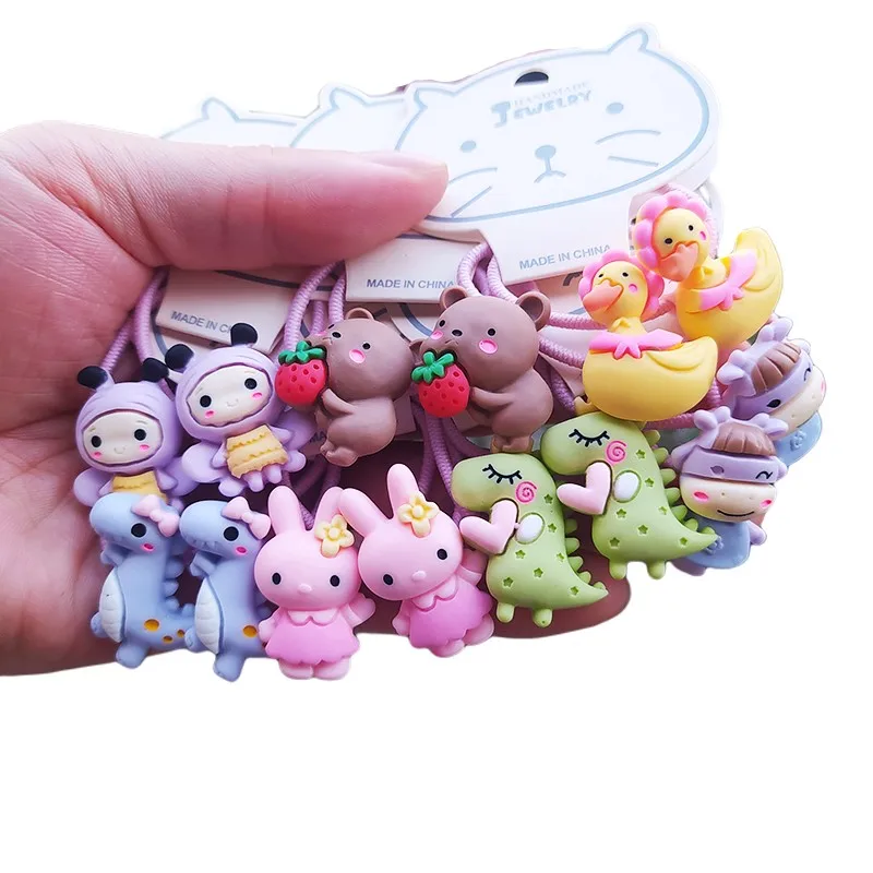 2PCS Cartoon Dinosaur Rabbit Cute Kids Elastic Hair Bands Children Hair Ties Girls Hair Accessories Baby Headdress
2PCS Cartoon Dinosaur Rabbit Cute Kids Elastic Hair Bands Children Hair Ties Girls Hair Accessories Baby Headdress