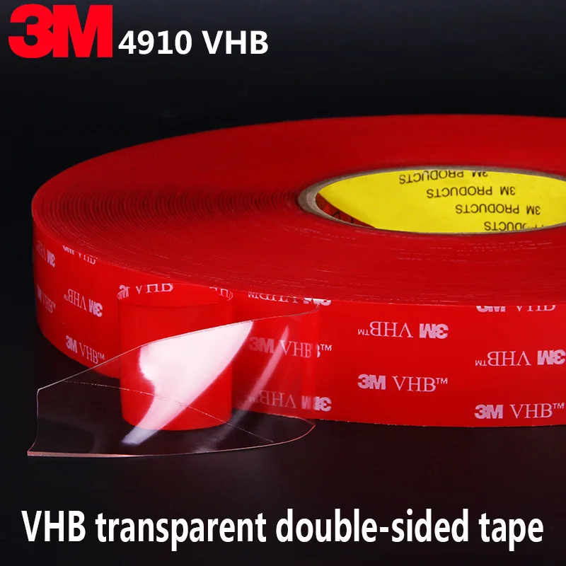 3 Meters/Lot VHB Double-Sided Adhesive 3M 4910 Width: 5mm Strong Traceless Acrylic Transparent High Temperature Resistant
3 Meters/Lot VHB Double-Sided Adhesive 3M 4910 Width: 5mm Strong Traceless Acrylic Transparent High Temperature Resistant