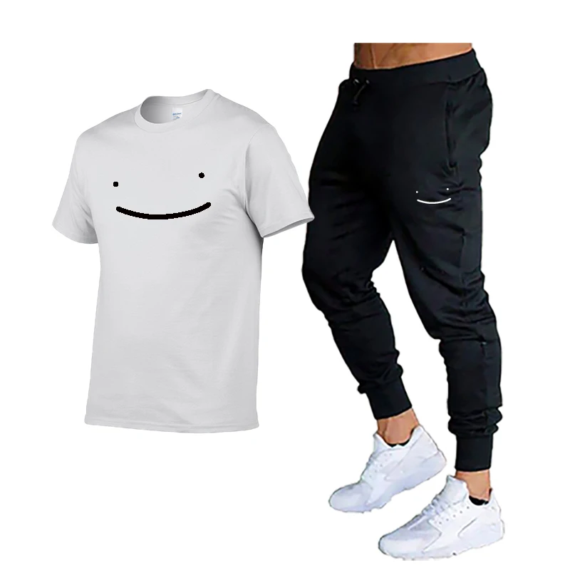 Dream Merch Men's/Women's T-shirt Sweatpants Harajuku Tracksui 2021 T-shirt Men's Street Plus Size T-shirt Two-Piece Set
Dream Merch Men's/Women's T-shirt Sweatpants Harajuku Tracksui 2021 T-shirt Men's Street Plus Size T-shirt Two-Piece Set