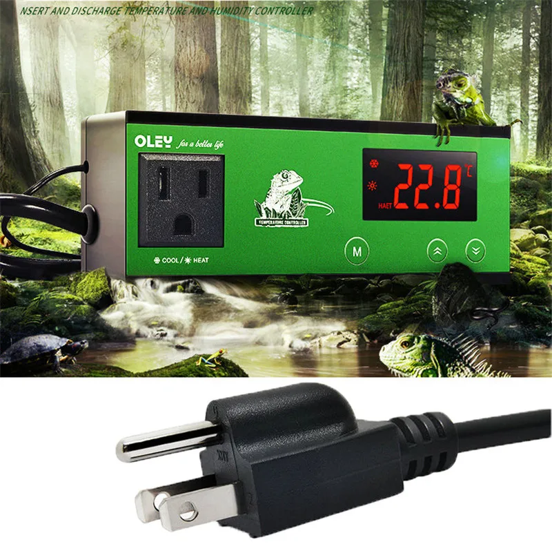 Digital LED Temperature Controller Aquarium Reptile Thermostat Waterproof Sensor AC-115
Digital LED Temperature Controller Aquarium Reptile Thermostat Waterproof Sensor AC-115