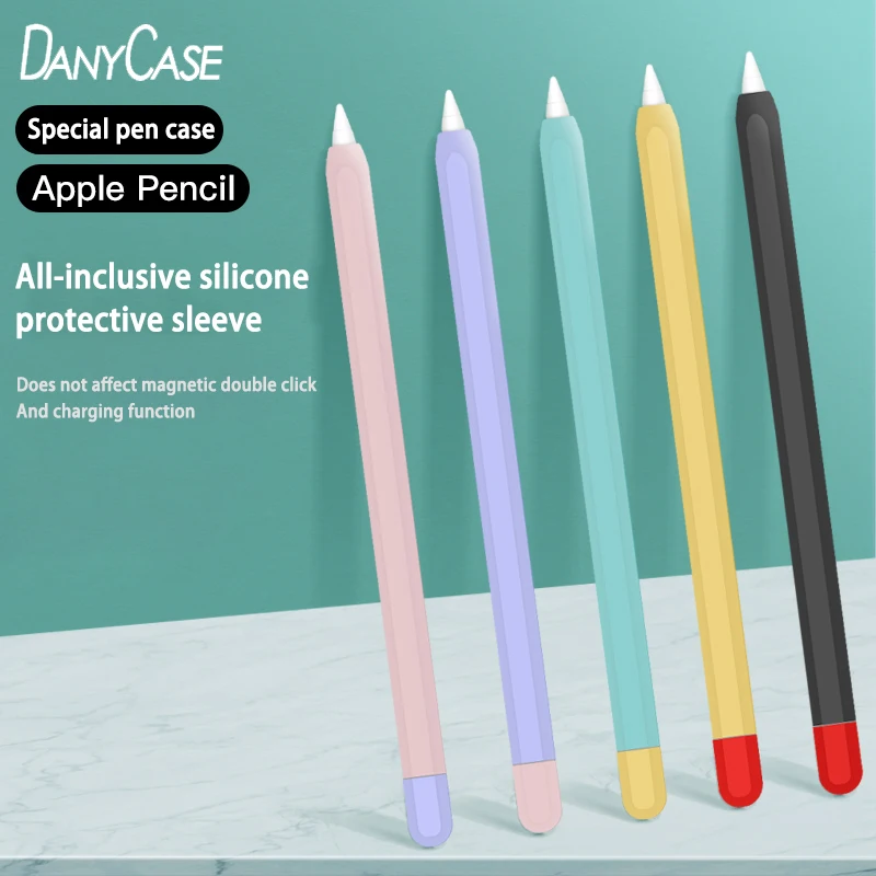 Soft Silicone Apple Pencil Cases For iPad Tablet Touch Pen Stylus Protective Sleeve Cover Anti-lost For iPad Pencil Accessories
Soft Silicone Apple Pencil Cases For iPad Tablet Touch Pen Stylus Protective Sleeve Cover Anti-lost For iPad Pencil Accessories