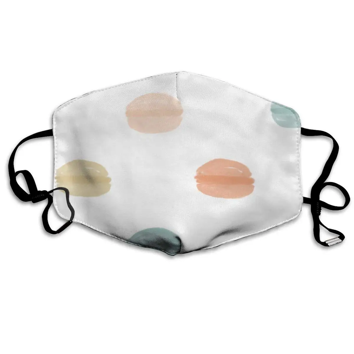 Watercolor Macarons Washable Reusable Mask, Cotton Anti Dust Half Face Mouth Mask For Kids Teens Men Women With Adjustable Ear 
Watercolor Macarons Washable Reusable Mask, Cotton Anti Dust Half Face Mouth Mask For Kids Teens Men Women With Adjustable Ear