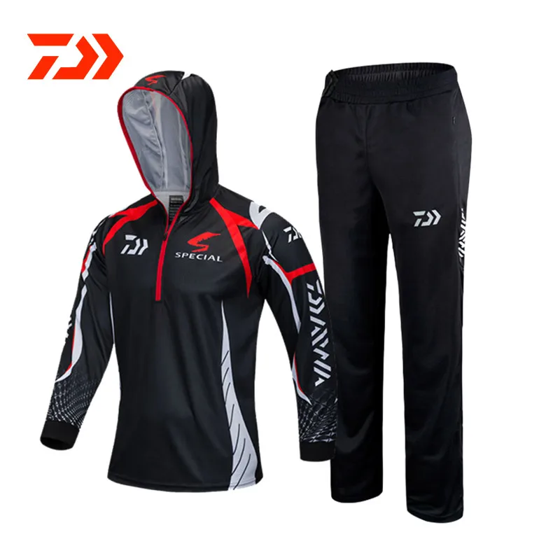 2021 Daiwa Summer Thin Fishing Suit Sports Outdoor Hooded Fishing Shirts Breathable Fishing Set Quick-drying Fishing Clothing
2021 Daiwa Summer Thin Fishing Suit Sports Outdoor Hooded Fishing Shirts Breathable Fishing Set Quick-drying Fishing Clothing