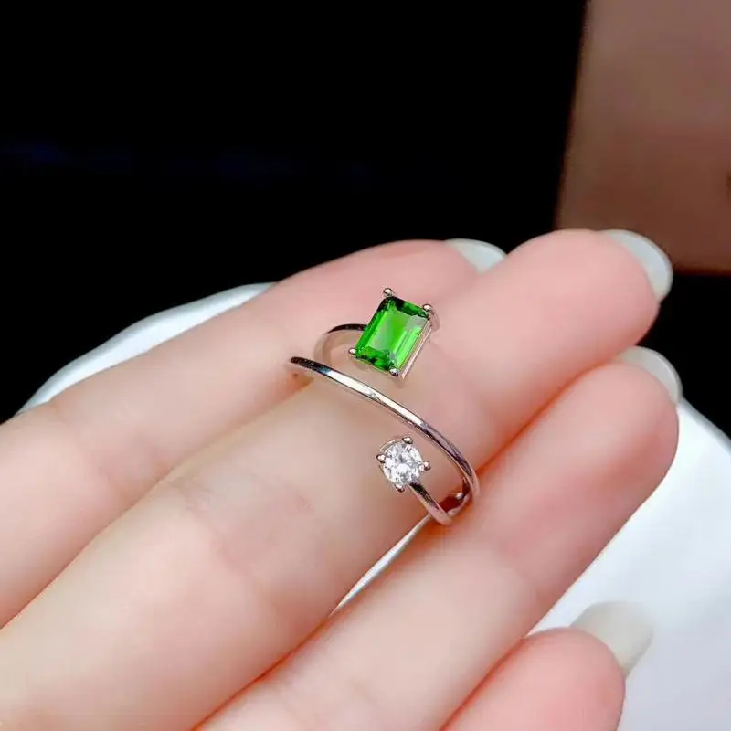 shilovem 925 sterling silver Natural diopside Rings fine Jewelry plant women trendy wedding bands open new 4*6mm bj0406224agt
shilovem 925 sterling silver Natural diopside Rings fine Jewelry plant women trendy wedding bands open new 4*6mm bj0406224agt