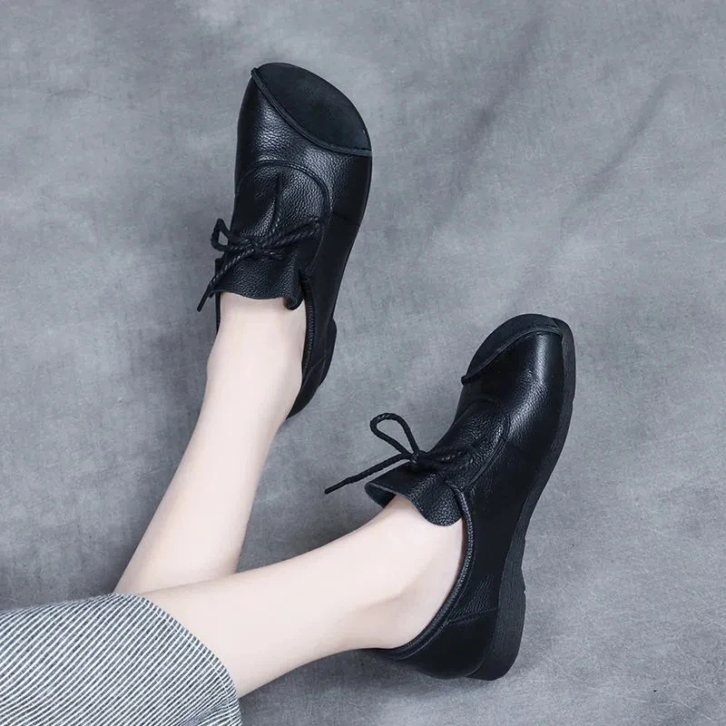 Female Shoes Ethnic Style Women's Retro Soft Genuine Leather Flats Shoes 2021 Autumn Patchwork Women Casual Sneakers Loafers
Female Shoes Ethnic Style Women's Retro Soft Genuine Leather Flats Shoes 2021 Autumn Patchwork Women Casual Sneakers Loafers