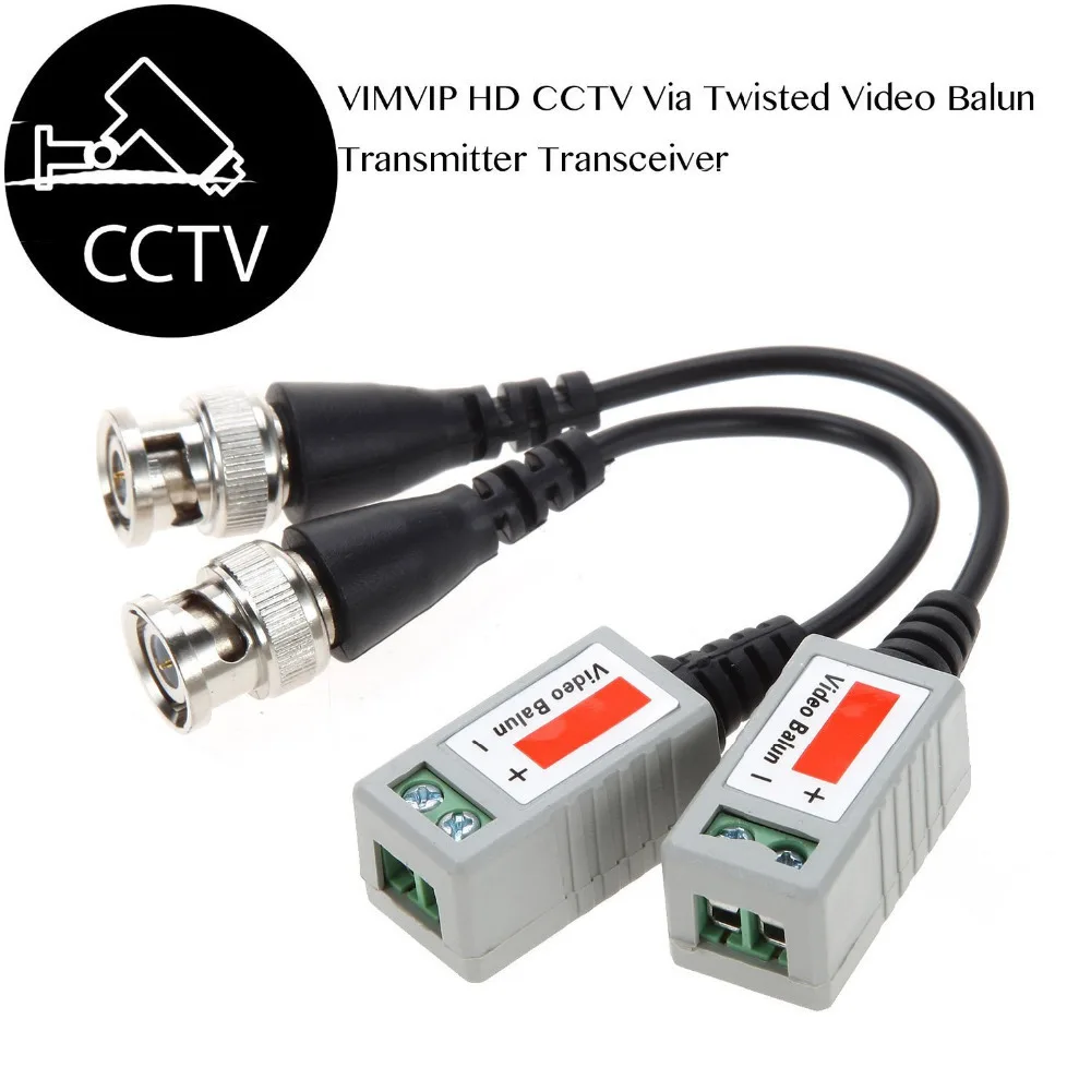 AHD/CVI/TVI витая BNC CCTV видео балун Пассивные трансиверы UTP Cat5 до 3000ft диапазон |
