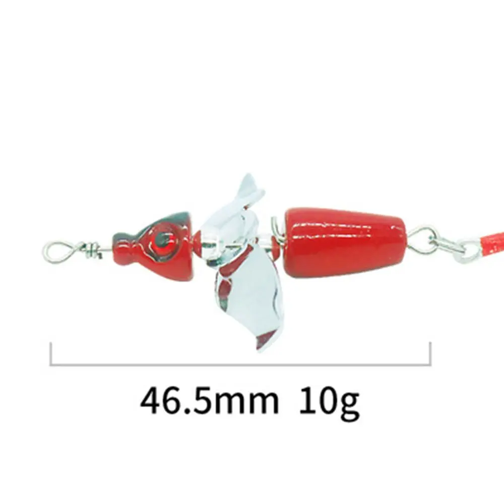 Hot Sequins Noise Paillette 360 Degree Rotation Metal Fishing Lures Propeller Lur Crank Bait Spoon Spinner |