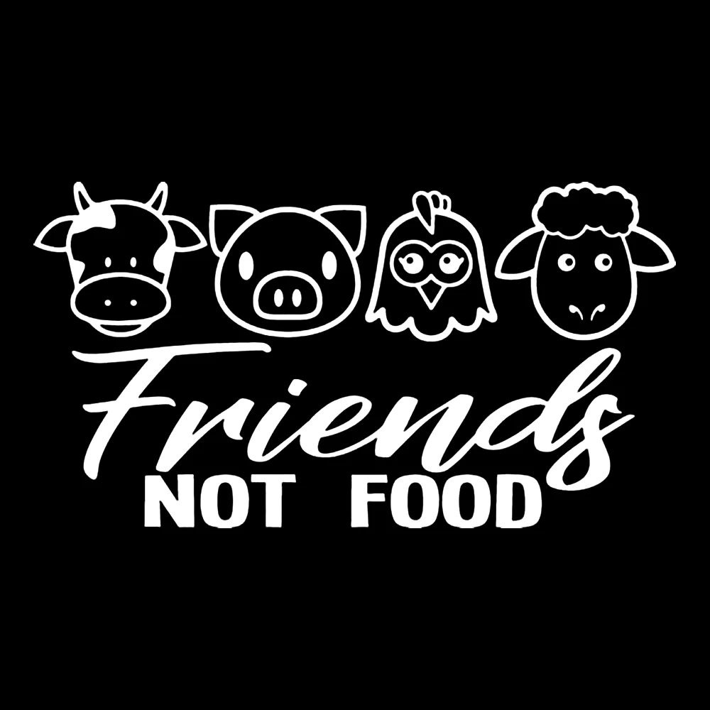 Personalized Decals Vegetarian Friends Do Not Eat Beef Chicken Pork Car Stickers Laptop Car Accessories Decorated PVC, 15MC *8cm
Personalized Decals Vegetarian Friends Do Not Eat Beef Chicken Pork Car Stickers Laptop Car Accessories Decorated PVC, 15MC *8cm
