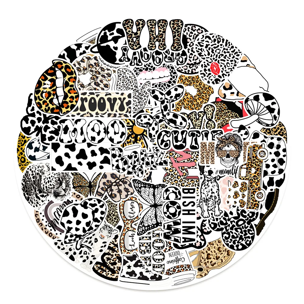 10/30/50PCS Cartoon Leopard Graffiti Laptop Guitar Water Cup Skateboard Helmet Bike PVC Sticker Wholesale 
10/30/50PCS Cartoon Leopard Graffiti Laptop Guitar Water Cup Skateboard Helmet Bike PVC Sticker Wholesale