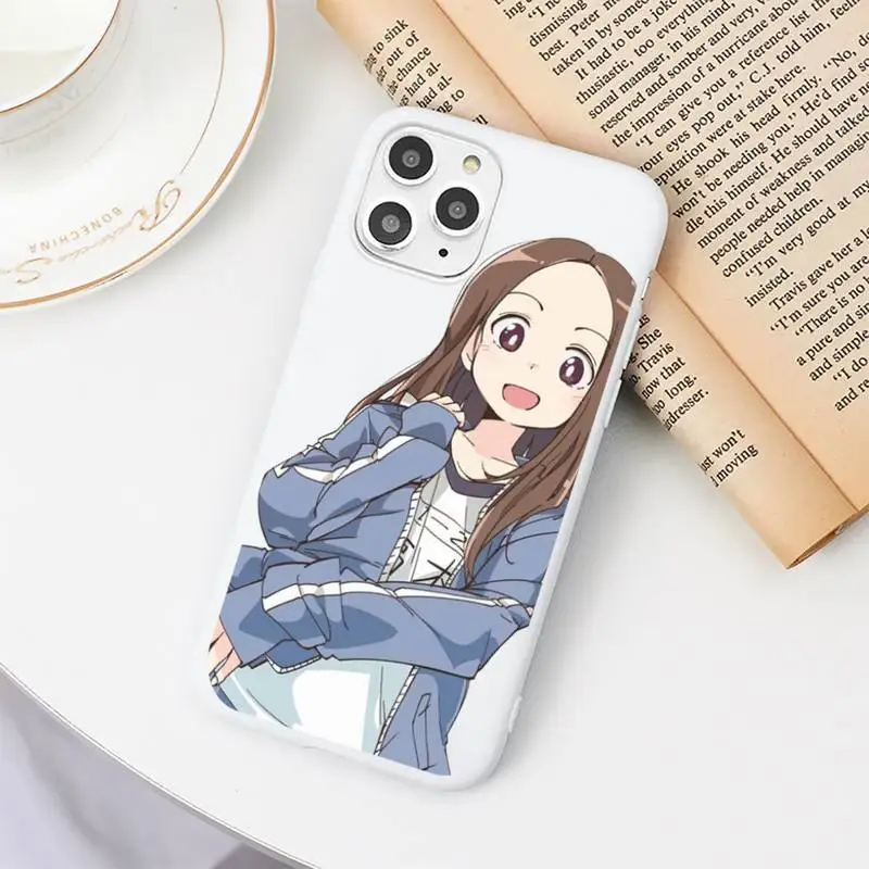 Anime Teasing Master Takagi-san Phone Case Candy Color White for iPhone 11 pro XS MAX 8 7 6 6S Plus X 5S SE 2020 XR
Anime Teasing Master Takagi-san Phone Case Candy Color White for iPhone 11 pro XS MAX 8 7 6 6S Plus X 5S SE 2020 XR