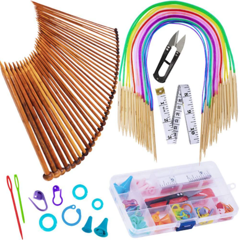 Bamboo Long Stick Needle Sweater Needle Bamboo Stick Needle DIY Hand Knitting Tool Set
Bamboo Long Stick Needle Sweater Needle Bamboo Stick Needle DIY Hand Knitting Tool Set