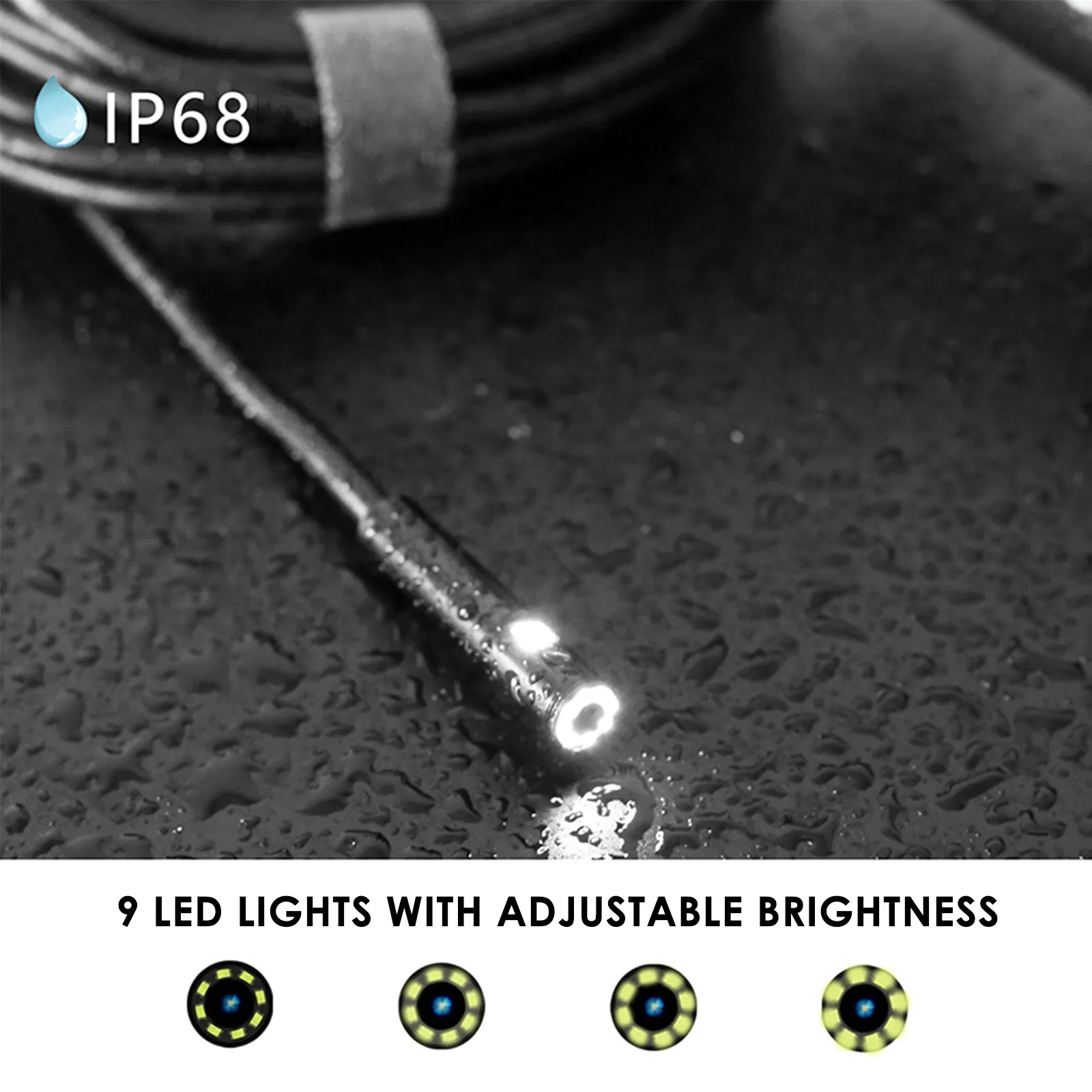Mobile Phone Holder Dual Lens Camera Inspection Endoscope HD1080P 2/5/8MM Rigid 9LED Waterproof Borescope For Android Iphone
Mobile Phone Holder Dual Lens Camera Inspection Endoscope HD1080P 2/5/8MM Rigid 9LED Waterproof Borescope For Android Iphone