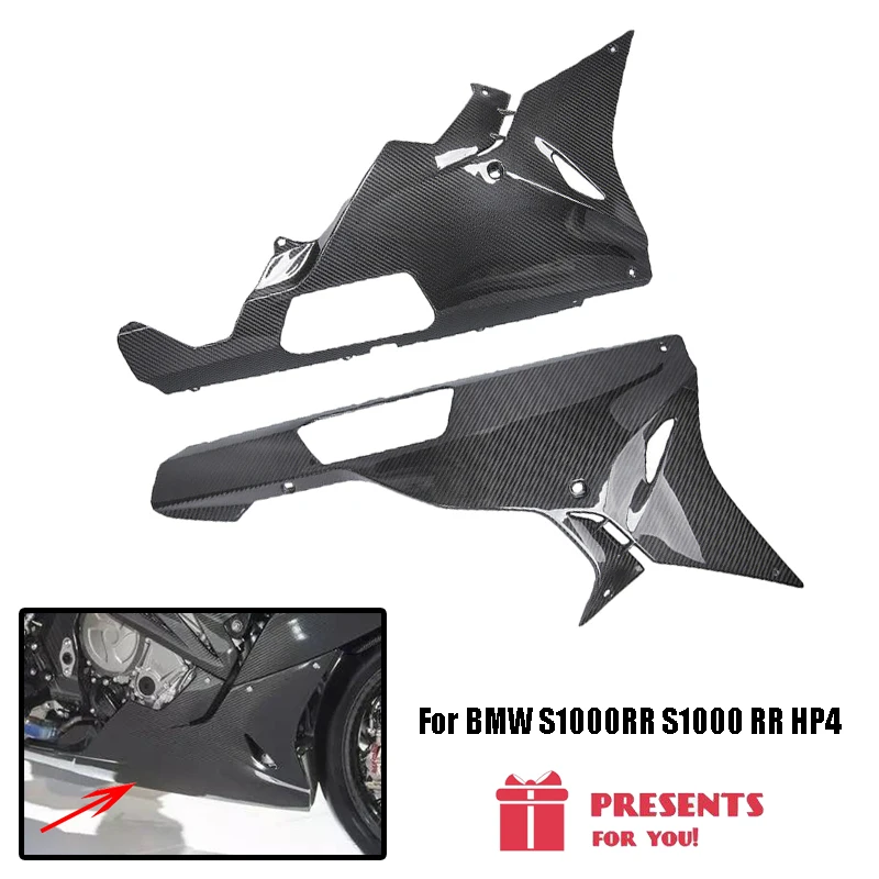 

For BMW S1000RR S1000 RR, HP4 Motorcycle Side Fairing Body, Water Transfer Carbon Brazing 2015 2016 2017 2018