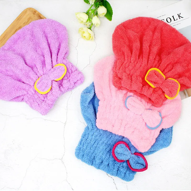Microfiber Dry Hair Cap Hair Turban Women Girl Lady Towel Cute Sweet Bowknot Bathroom Super Absorbent Dry Head Wrap Shower Cap
Microfiber Dry Hair Cap Hair Turban Women Girl Lady Towel Cute Sweet Bowknot Bathroom Super Absorbent Dry Head Wrap Shower Cap