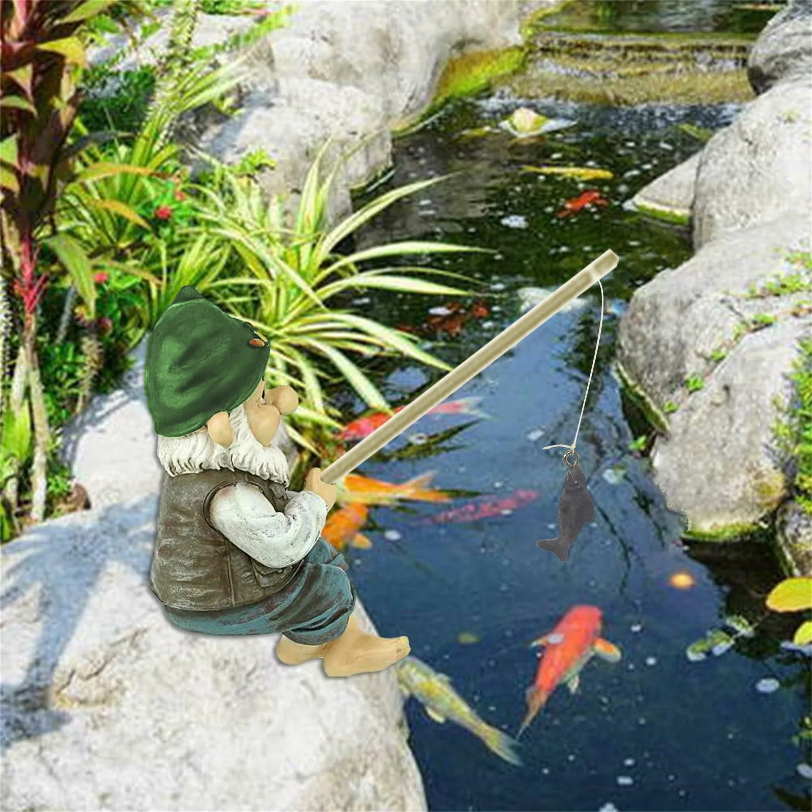 2021 home decor The Fishing Gnome Sitter Garden Gnome Statue Cute Gift Outdoor Decoration
2021 home decor The Fishing Gnome Sitter Garden Gnome Statue Cute Gift Outdoor Decoration