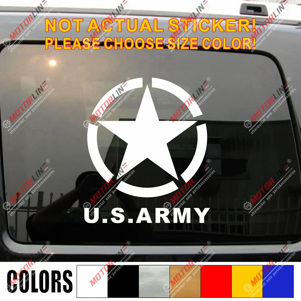 50cm High Army Star WW2 Vinyl Car Decal Bumper Sticker Fit for Jeep etc 
50cm High Army Star WW2 Vinyl Car Decal Bumper Sticker Fit for Jeep etc
