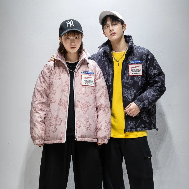 2021 couples new down jacket thickened winter down jacket Bear men's coat Men's and women's white duck down for youth girls boys
2021 couples new down jacket thickened winter down jacket Bear men's coat Men's and women's white duck down for youth girls boys