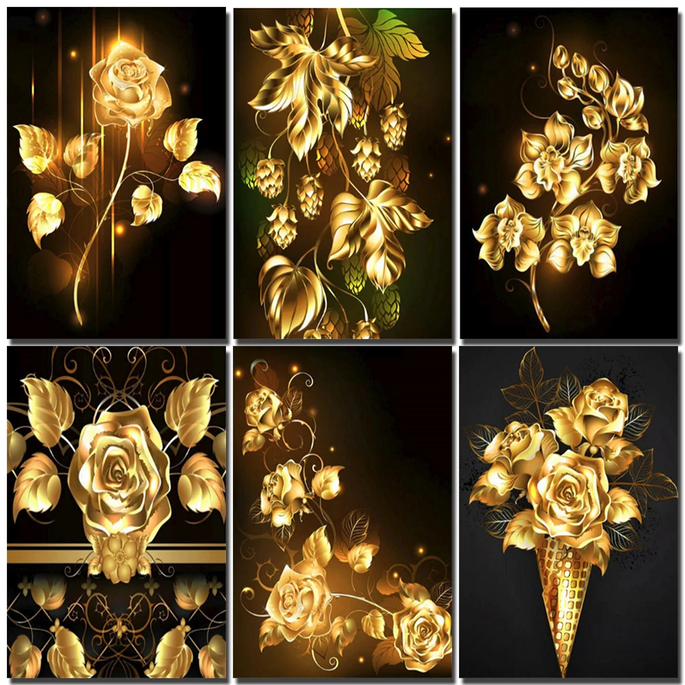 5D Diamond Painting Diy Flower Noble All Rhinestone Golden Flower Cross Stitch Handmade Mosaic Embroidery Home Decoration
5D Diamond Painting Diy Flower Noble All Rhinestone Golden Flower Cross Stitch Handmade Mosaic Embroidery Home Decoration
