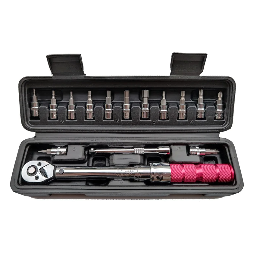 Onnfang 1/4inch 2-24NM Adjustable Torque Wrench Bicycle Repair Tools Kit Set Tool Bike Repair Spanner Hand Tool Set Red Handle
Onnfang 1/4inch 2-24NM Adjustable Torque Wrench Bicycle Repair Tools Kit Set Tool Bike Repair Spanner Hand Tool Set Red Handle