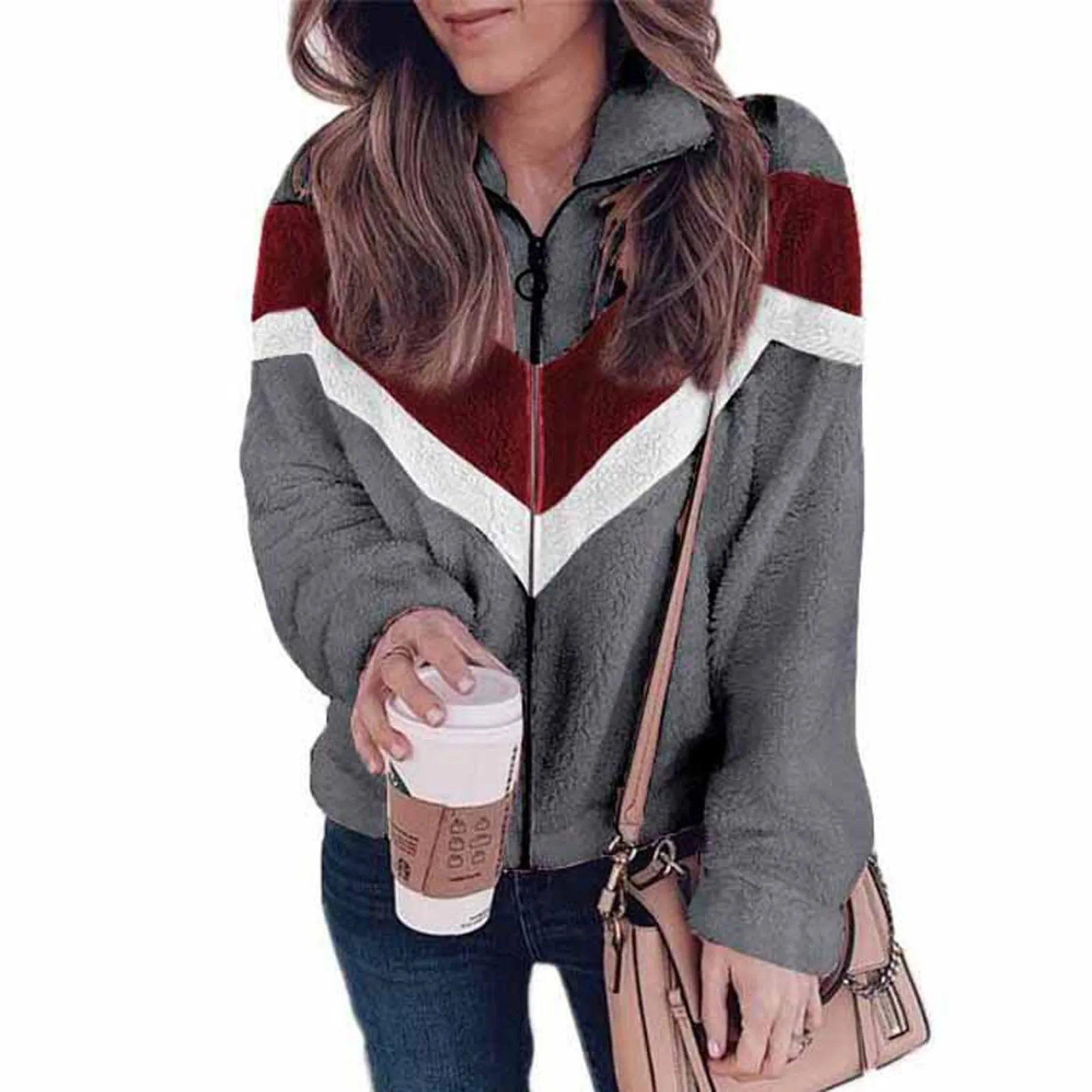 Women Outerwear Autumn Winter Warm Plush Zip New Coat Jacket Thickened Fleece Ladies Fashion Female Loose Long Sleeve Outerwear
Women Outerwear Autumn Winter Warm Plush Zip New Coat Jacket Thickened Fleece Ladies Fashion Female Loose Long Sleeve Outerwear