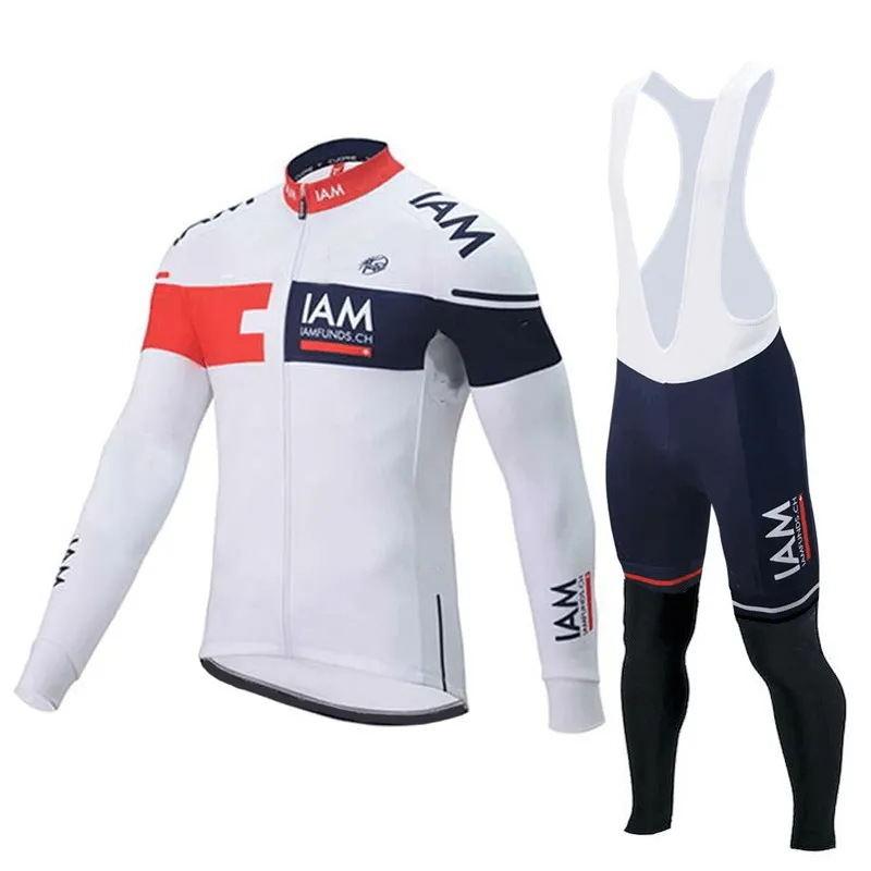 SPRING SUMMER 2016 IAM Team WHITE Men's Cycling Jersey Long Sleeve Bicycle Clothing With Bib PANTS Ropa Ciclismo
SPRING SUMMER 2016 IAM Team WHITE Men's Cycling Jersey Long Sleeve Bicycle Clothing With Bib PANTS Ropa Ciclismo