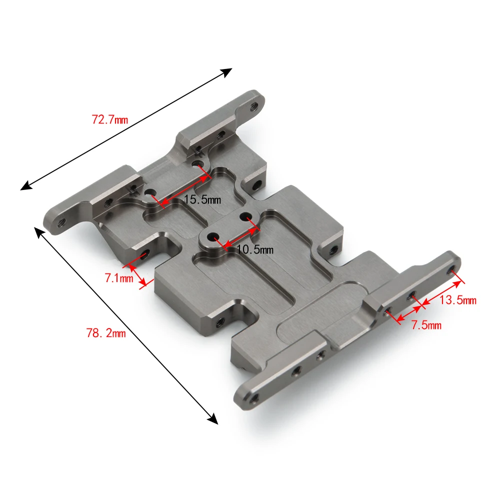 Aluminum Center Skid Transmission Plate for AXIAL SCX10 1/10 RC Crawler Car Replacement Parts
Aluminum Center Skid Transmission Plate for AXIAL SCX10 1/10 RC Crawler Car Replacement Parts