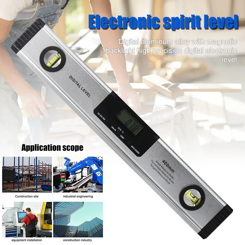 0-1000mm Digital Level Meter Electronic Digital Level Protractor Angle Finder PUO88
0-1000mm Digital Level Meter Electronic Digital Level Protractor Angle Finder PUO88