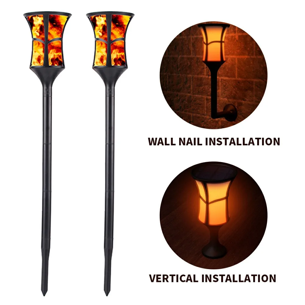 Pair of Solar Energy Lamp 99LED Torch Decorative Street Ground Lawn Wall Light Lamp courtyard Lighting 3 Modes
Pair of Solar Energy Lamp 99LED Torch Decorative Street Ground Lawn Wall Light Lamp courtyard Lighting 3 Modes