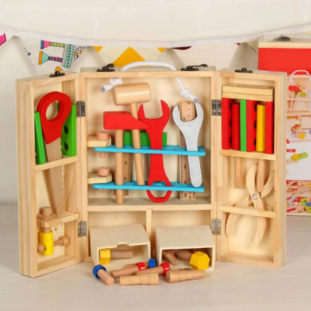 Baby Wooden Simulation Maintenance Set Portable Repair Tool Case Cartoon Toys Boy Educational Interactive Learning Puzzle Toy
Baby Wooden Simulation Maintenance Set Portable Repair Tool Case Cartoon Toys Boy Educational Interactive Learning Puzzle Toy