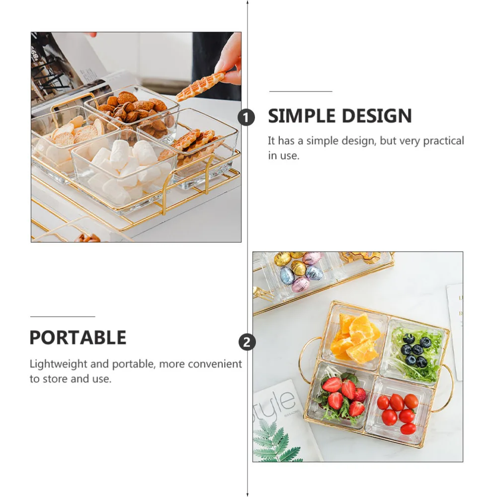 1 Set Snack Serving Plate Dried Fruit Organizing Box Household Fruit Tray
1 Set Snack Serving Plate Dried Fruit Organizing Box Household Fruit Tray