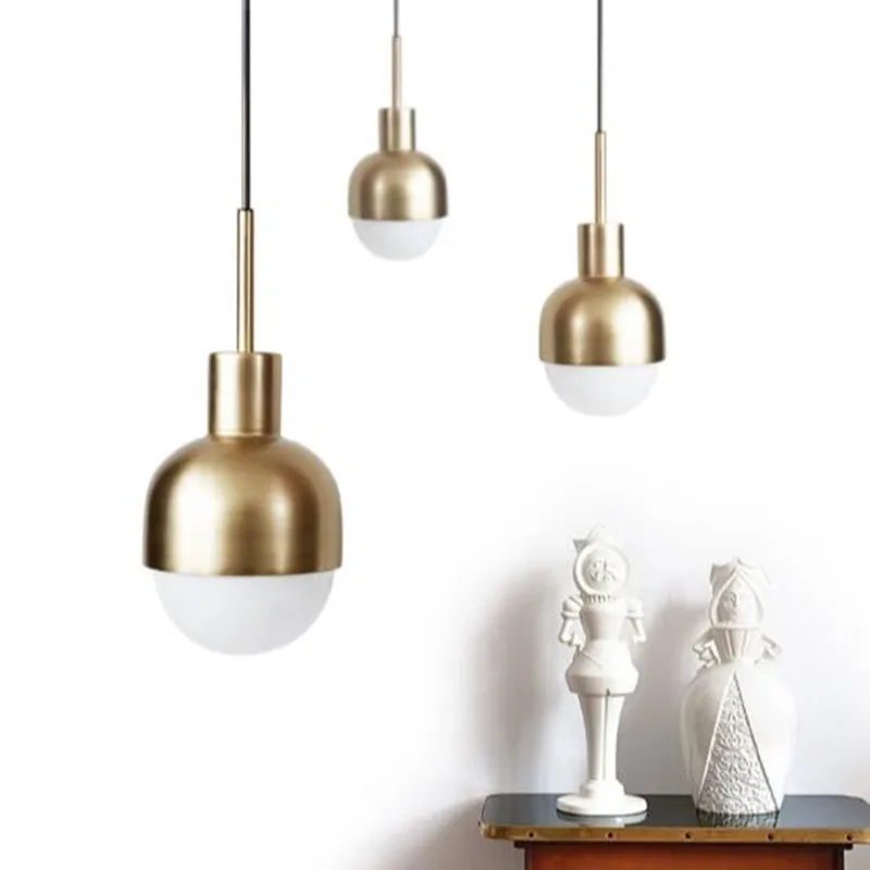 Nordic Denmark Copper Pendant Lamps Modern Mini Suspension Luminaire Loft E27 LED Bulb Lamp Fixture for Coffee Shop Bar Metal AC
Nordic Denmark Copper Pendant Lamps Modern Mini Suspension Luminaire Loft E27 LED Bulb Lamp Fixture for Coffee Shop Bar Metal AC