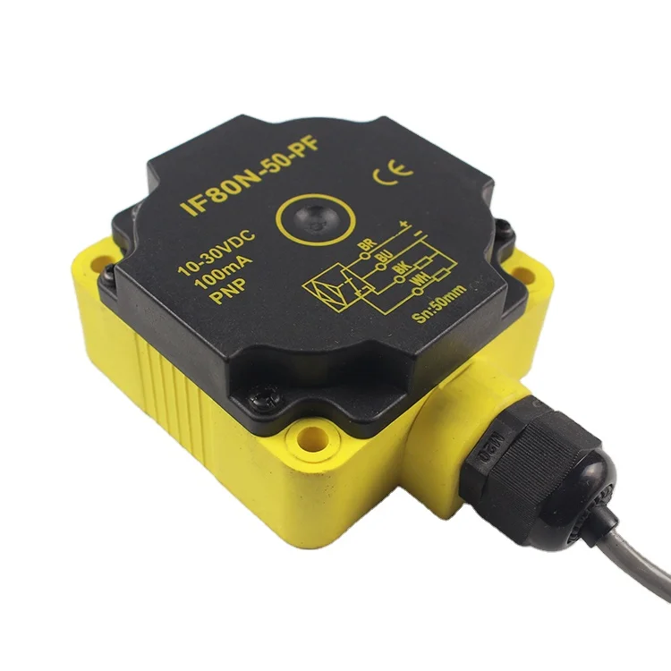 G-TEK IF80N-50-PF inductive proximity switch the detection distance is 0-40mm protection class is IP67 new and original
G-TEK IF80N-50-PF inductive proximity switch the detection distance is 0-40mm protection class is IP67 new and original