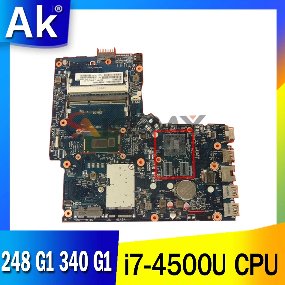 Материнская плата для ноутбука HP 248 G1 340 G1 6050A2608301-MB-A02 746020-001 746020-501 746020-601 i7-4500U CPU полностью протестирована
Материнская плата для ноутбука HP 248 G1 340 G1 6050A2608301-MB-A02 746020-001 746020-501 746020-601 i7-4500U CPU полностью протестирована