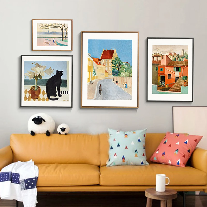Architectural Landscape Fairy Tale Town Canvas Painting Nordic Poster Wall Art Pictures For Living Room Modern Home Decorative
Architectural Landscape Fairy Tale Town Canvas Painting Nordic Poster Wall Art Pictures For Living Room Modern Home Decorative