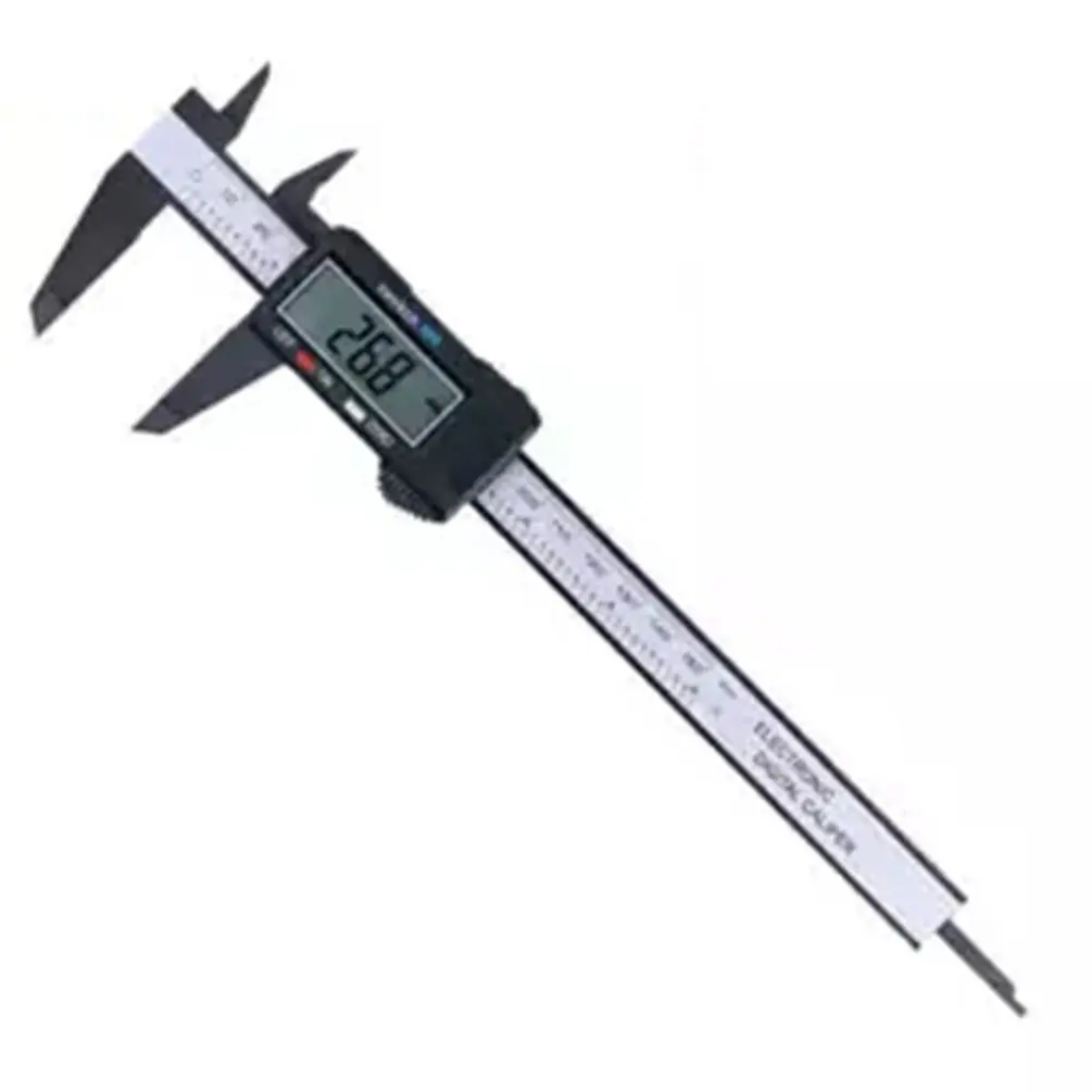 0-150mm Electronic LCD Digital Vernier Caliper Plastic Fiber Measuring Tools Inner Outer Diameter Engineers Measurement Gauge
0-150mm Electronic LCD Digital Vernier Caliper Plastic Fiber Measuring Tools Inner Outer Diameter Engineers Measurement Gauge