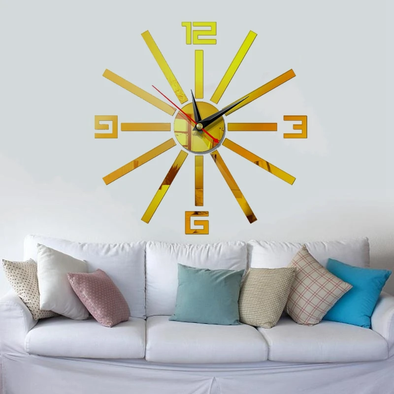 Round Clock Mirror Acrylic Home Decor DIY Simple Design Frameless Wall Clock Modern Design Watches 3D Wall Paper Stickers
Round Clock Mirror Acrylic Home Decor DIY Simple Design Frameless Wall Clock Modern Design Watches 3D Wall Paper Stickers