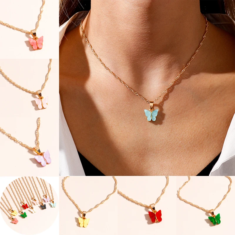 Creative Enamel Mini Butterfly Necklaces for Women Colourful Animals Chain Necklaces Pendants GIrl Daily Jewelry Gifts
Creative Enamel Mini Butterfly Necklaces for Women Colourful Animals Chain Necklaces Pendants GIrl Daily Jewelry Gifts