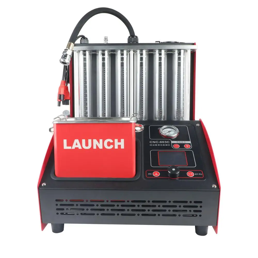 Launch CNC603C 6 Cylinder Car Fuel Injector Cleaning Machine Ultrasonic Fule Injector Cleaner Tester Washing Tool DHL for Atuo
Launch CNC603C 6 Cylinder Car Fuel Injector Cleaning Machine Ultrasonic Fule Injector Cleaner Tester Washing Tool DHL for Atuo
